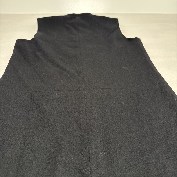 Harve Benard Vintage 98% Wool Black Sleeveless Knee Length Career Dress Size 6 - Picture 9 of 9